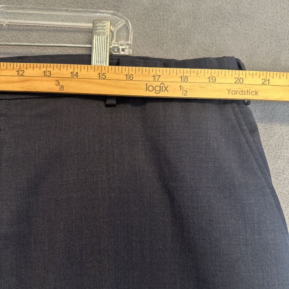 Ballin Dress Pants 100% Super 120s Wool Comfort-Eze Mens 40x27.5 Blue Flat Front - Picture 5 of 15